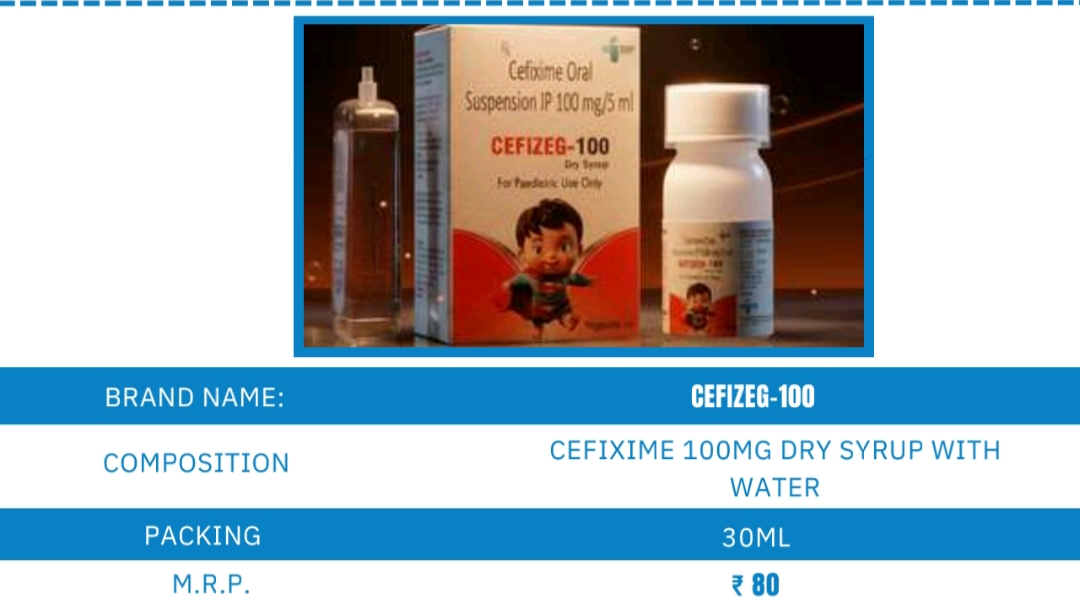 CEFIZEG 100 mg  syrup