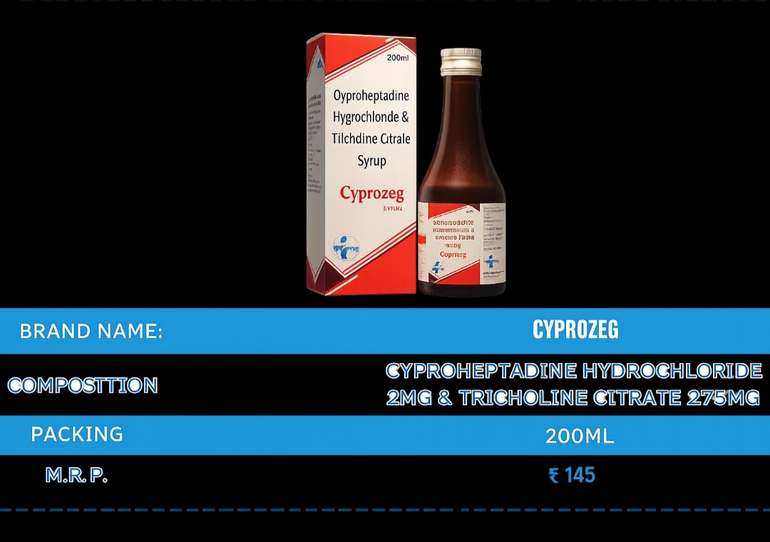 CYPROZEG SYRUP 200 ML