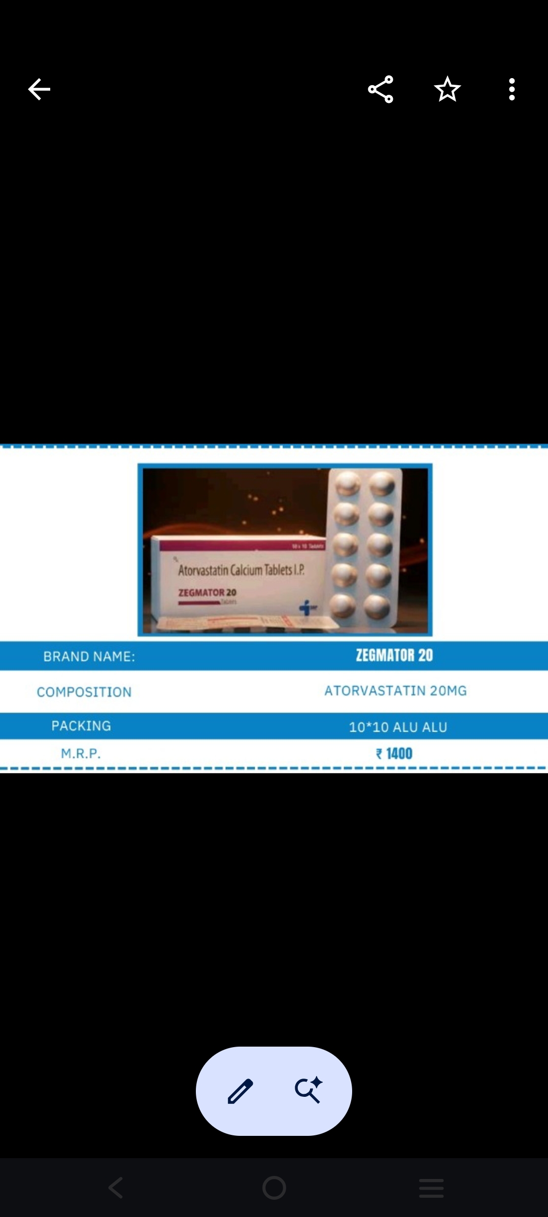 ZEGMATOR  20 MG TAB